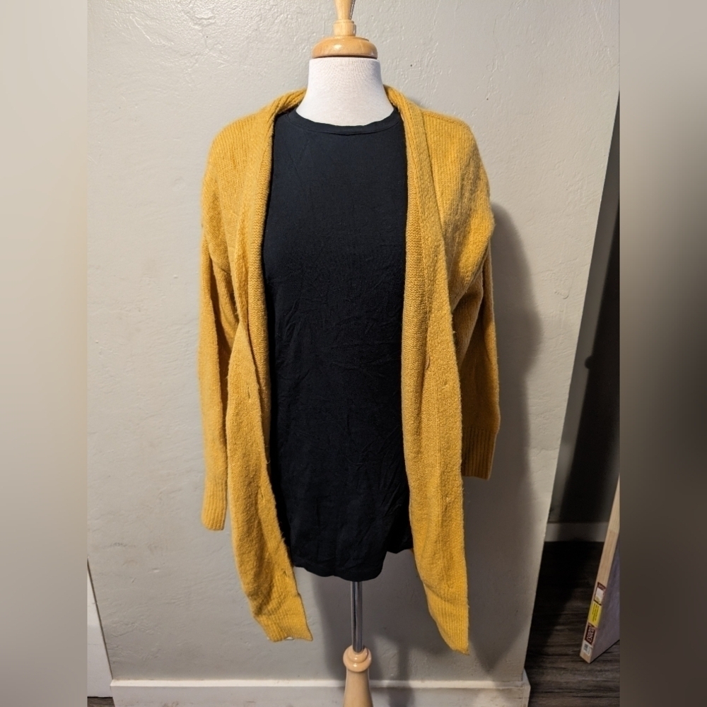 Elodie butter yellow‎ Oversized Cardigan